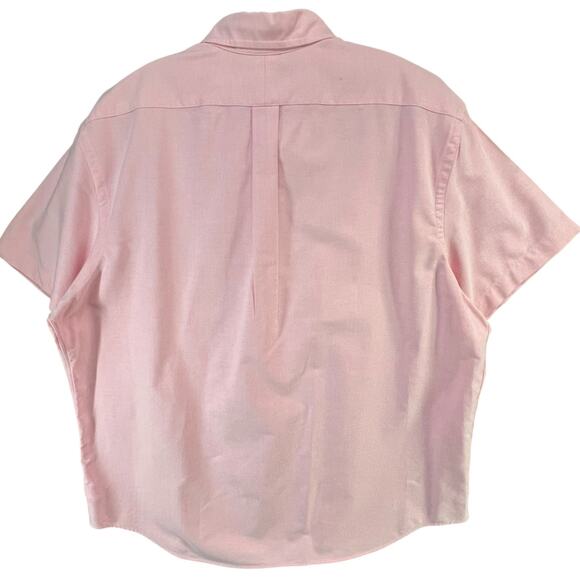 Ralph Lauren Shirt Men XXL Pink Cotton Classic Fit Flesh Pony Button Down Preppy - Picture 4 of 13
